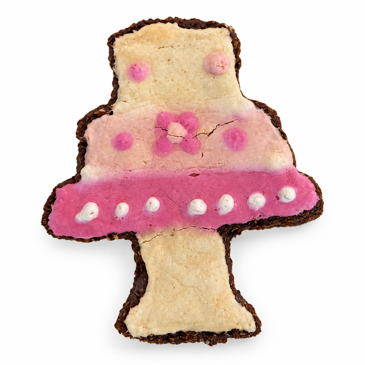 Biscuit Cupcake sur fond blanc