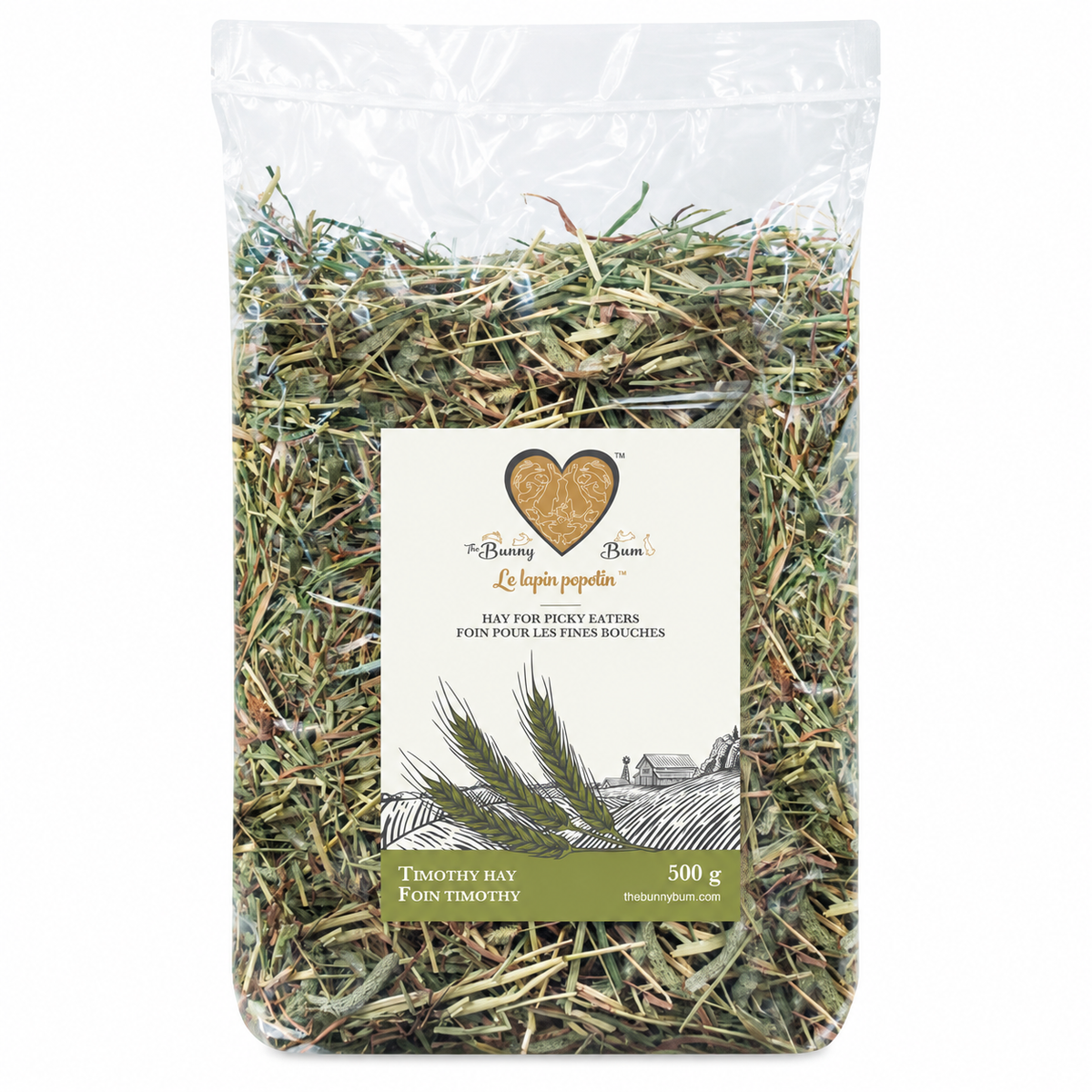 Foin pour les fines bouches - Bunny Bum — produit entier sur fond blanc
