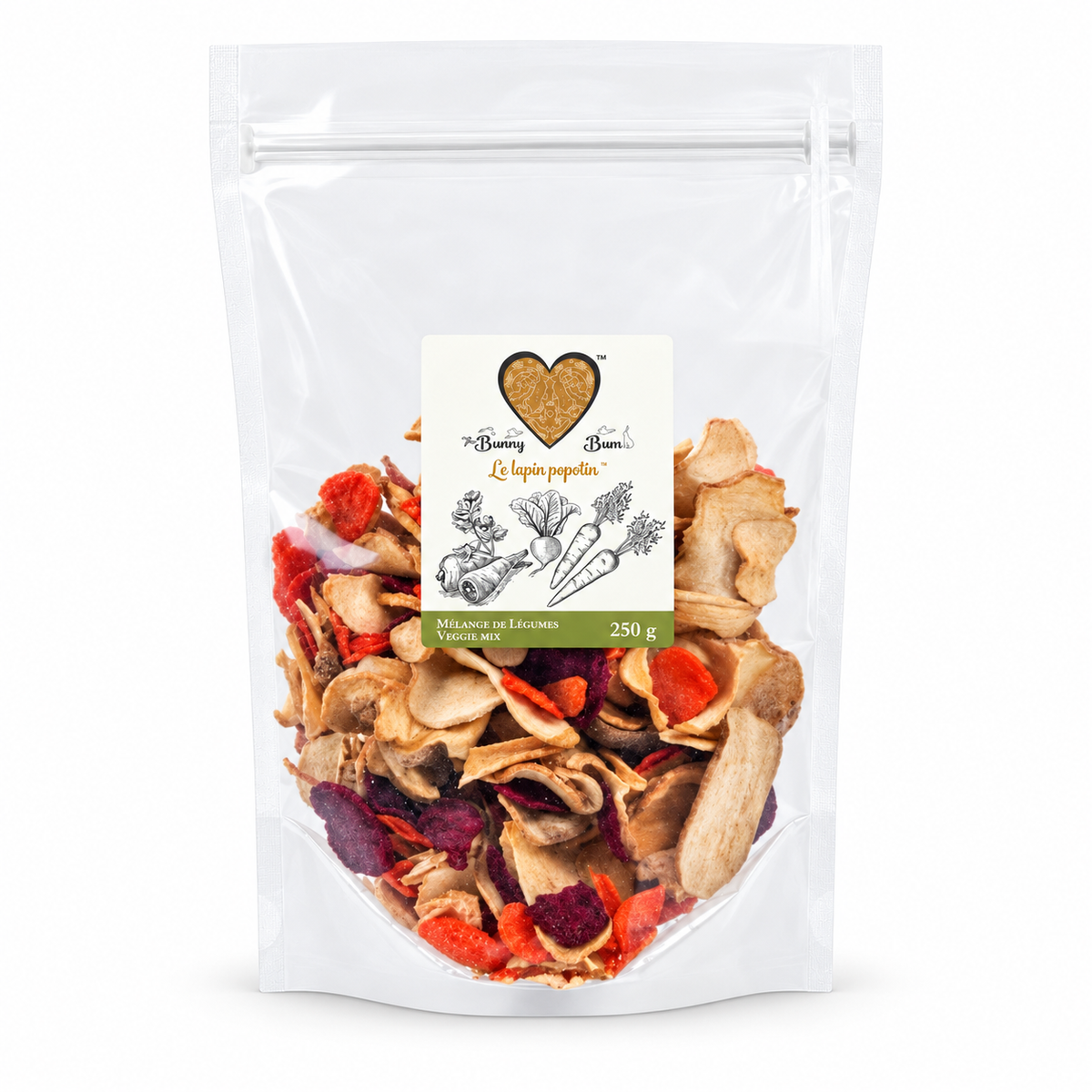 Mélange de légumes - Bunny Bum — produit entier sur fond blanc