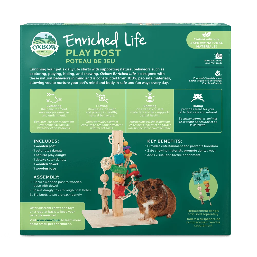 Poteau de jeu Oxbow Enriched Life - emballage arrière