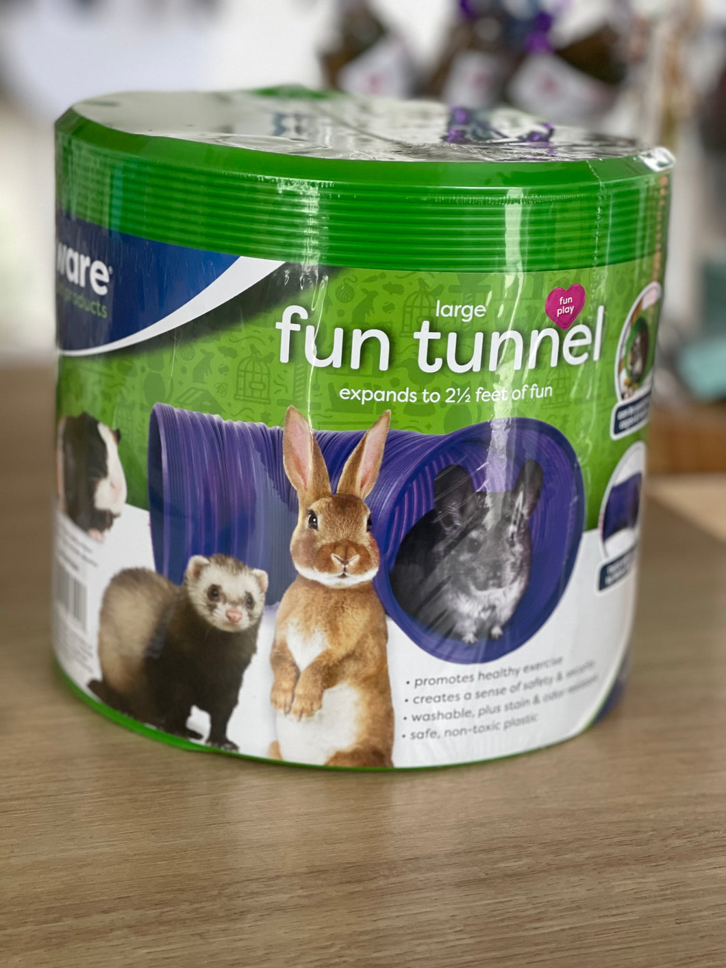 🔴 Grand tunnel pour petits animaux extensible