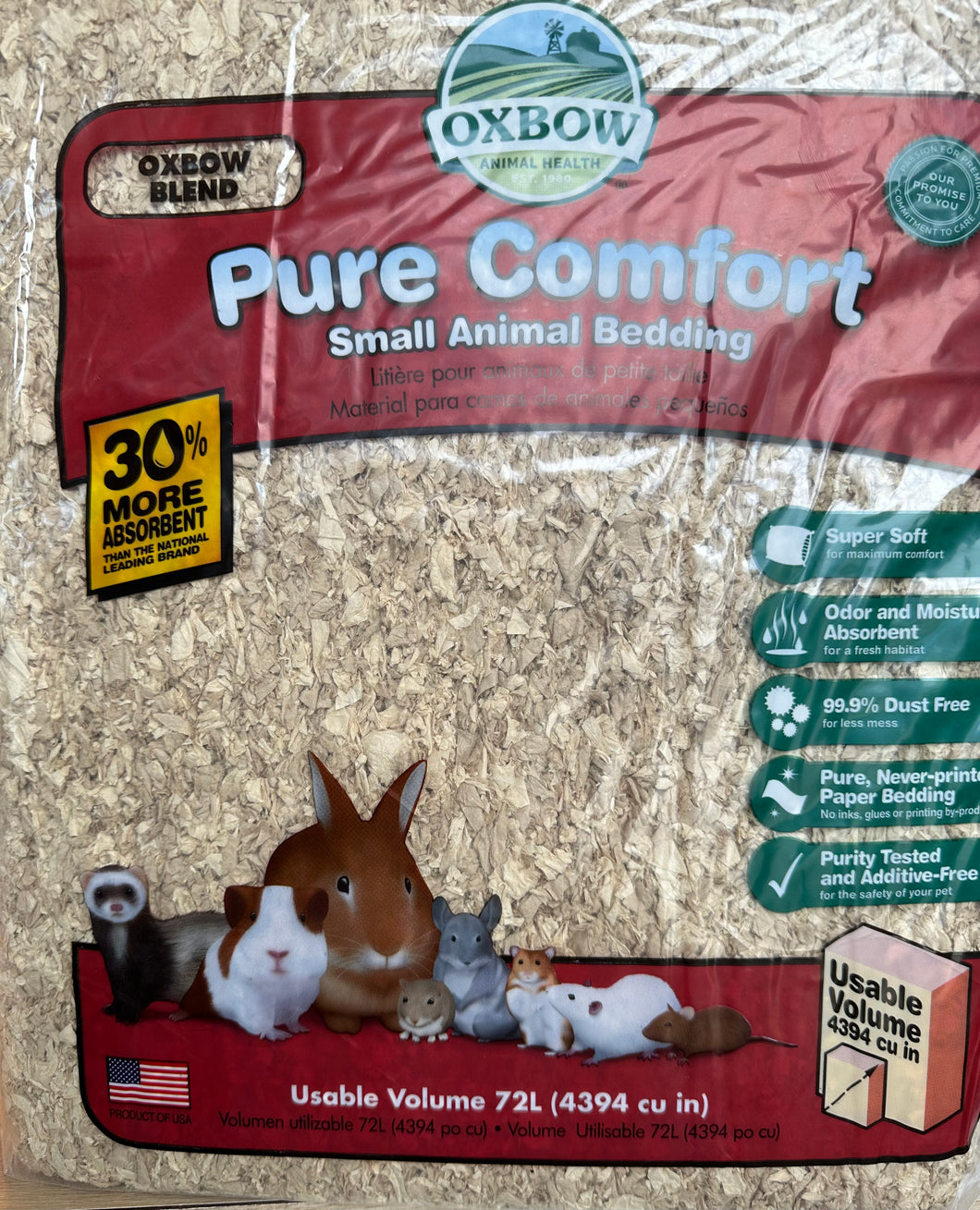 Paper litter - Oxbow Pure Comfort