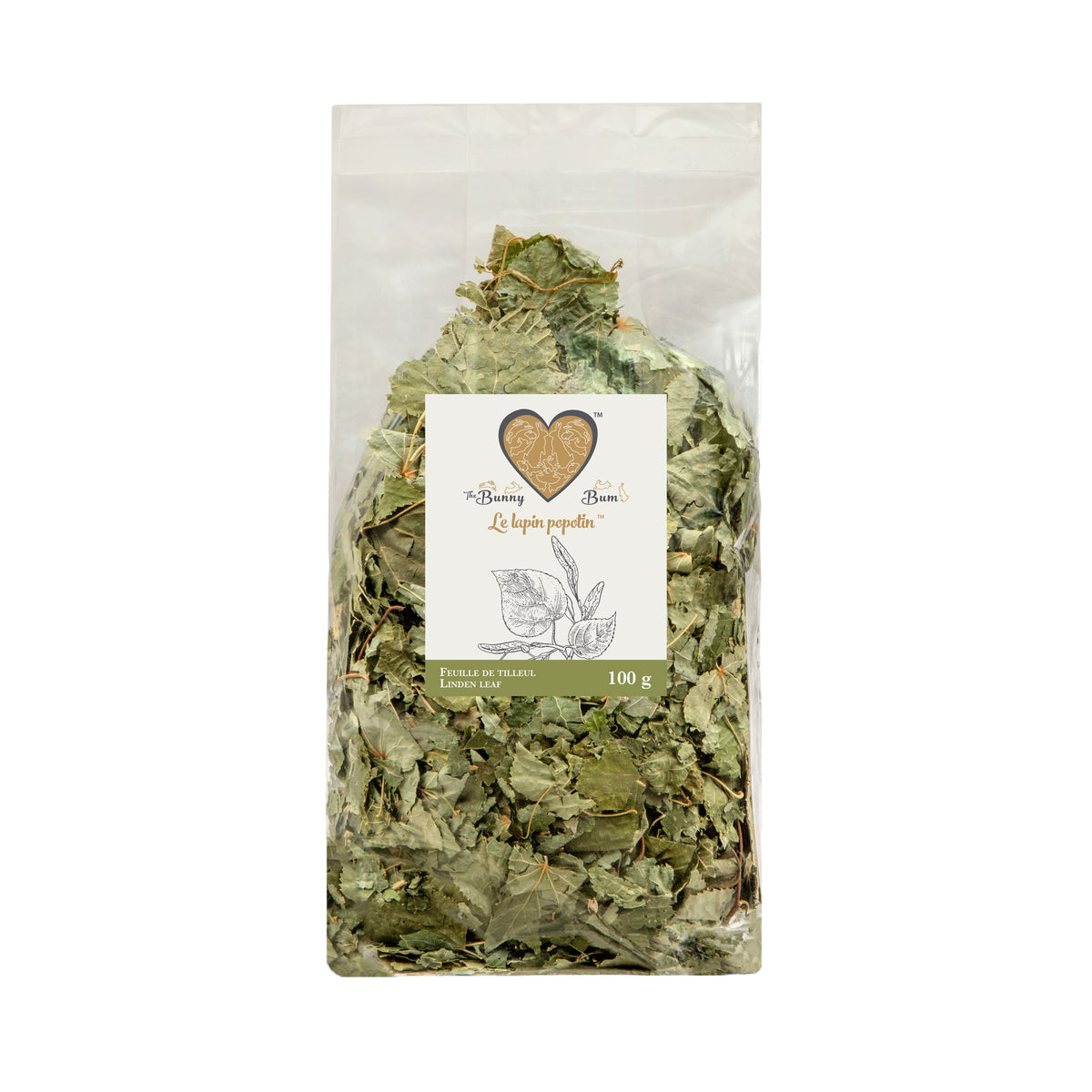 Feuille de tilleul - Bunny Bum — produit entier sur fond blanc