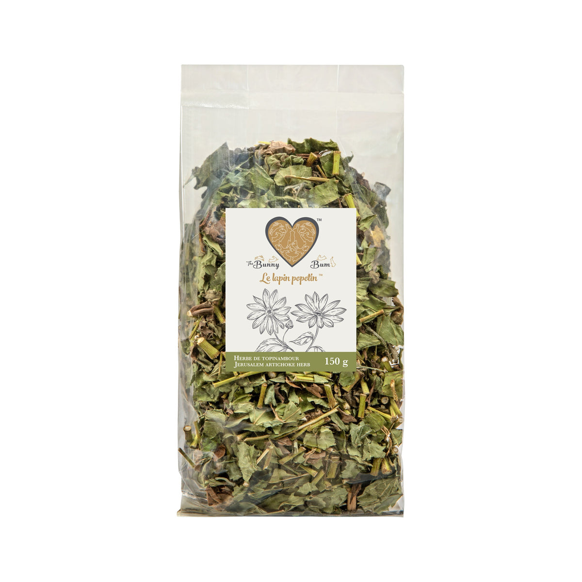 Herbe de topinambour - Bunny Bum — produit entier sur fond blanc