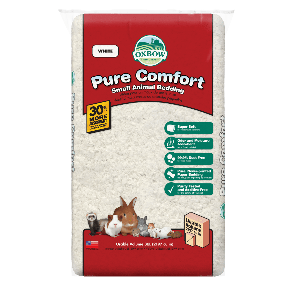 Litière de papier blanc Oxbow Pure Comfort 36 L