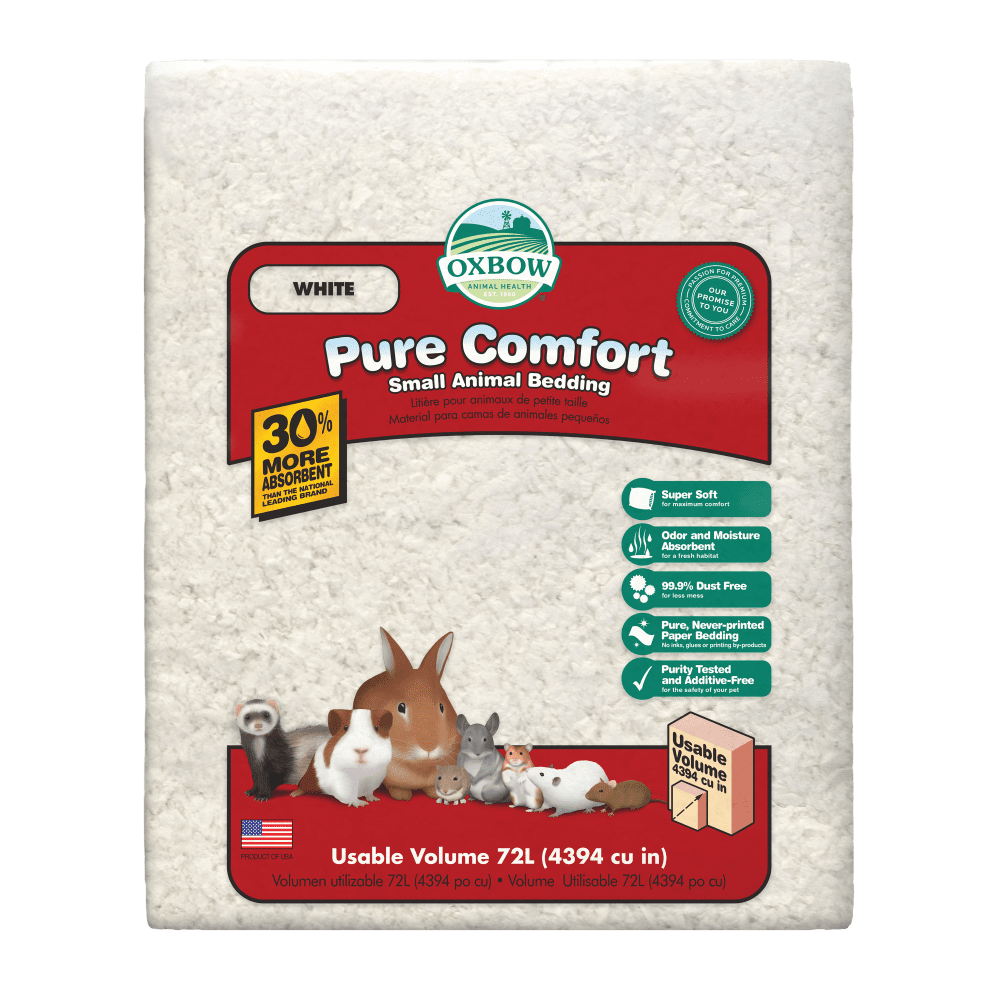 Litière de papier blanc Oxbow Pure Comfort 72 L