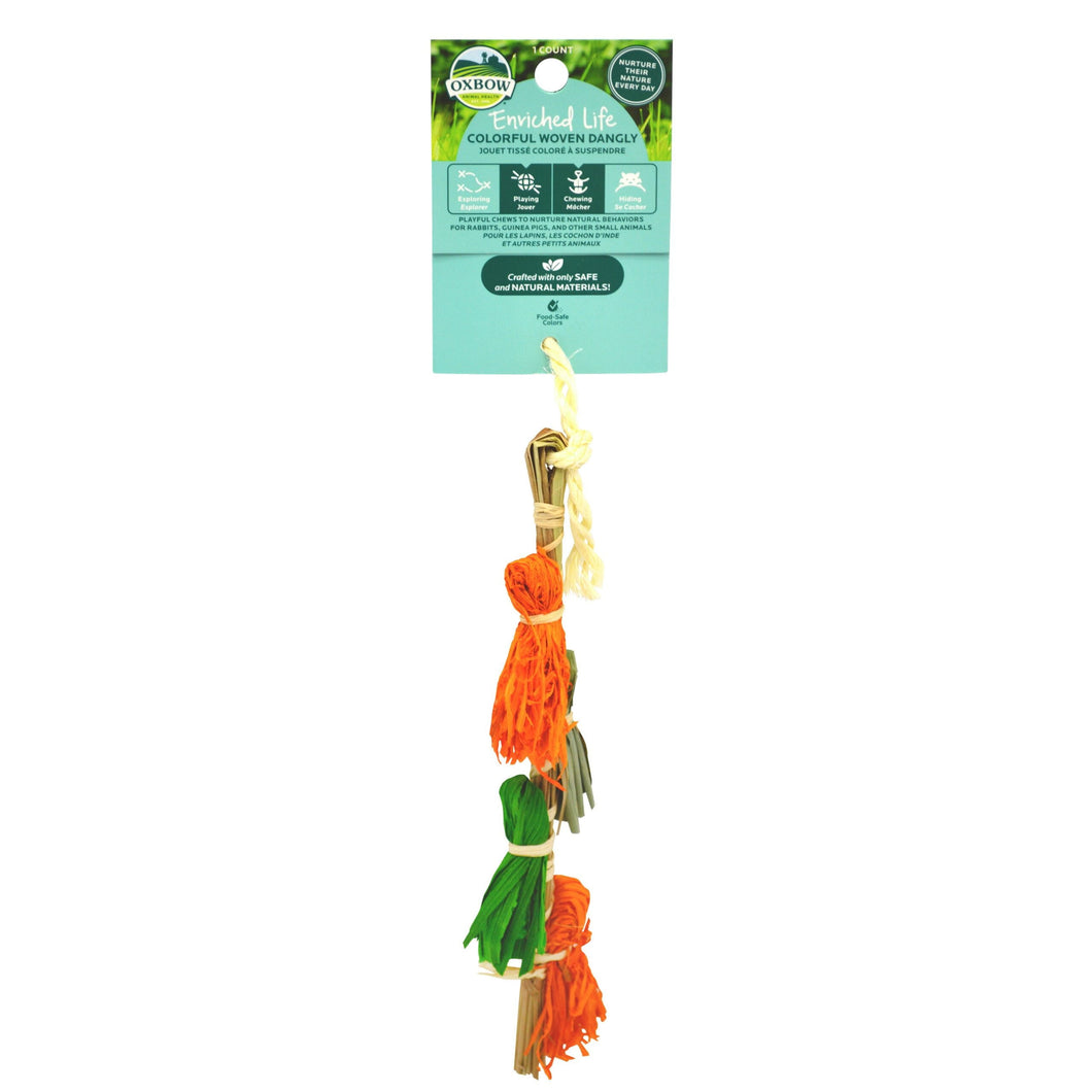 🔴 Woven Hanging Toy – Oxbow Enriched Life