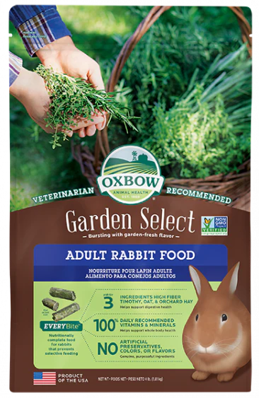 “Garden Select” Feed For Adult Rabbits - Oxbow