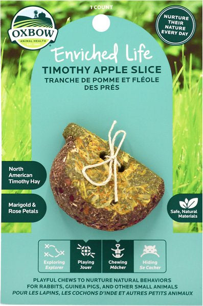 Apple slice and timothy - Oxbow